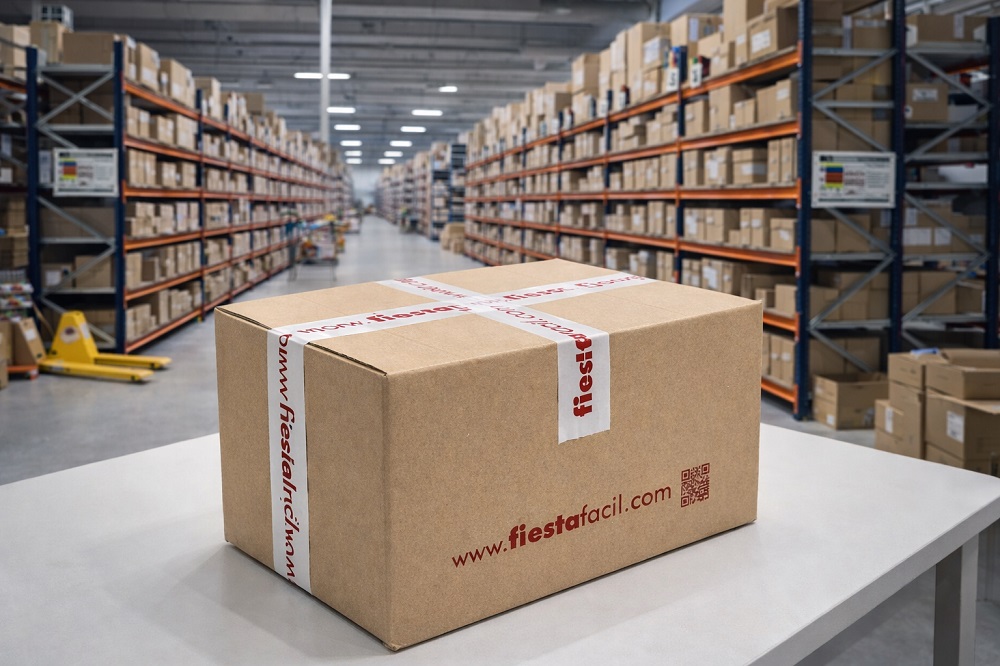 Almacén con más de 45.000 productos de decoración para fiestas de FiestaFácil