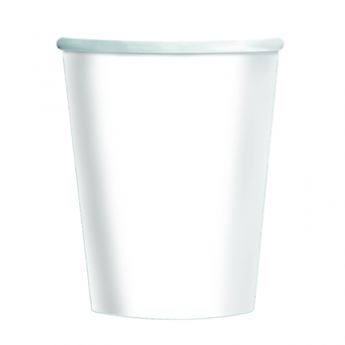 Imagen de Vasos Blancos cartón (8 uds.)
