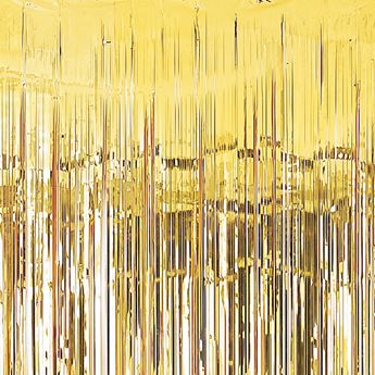 Imagen de Cortina Dorada Brillante (91cm x 2,4m)