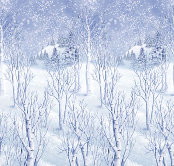 Imagens de Fondo Pared Bosque Nevado (12m)