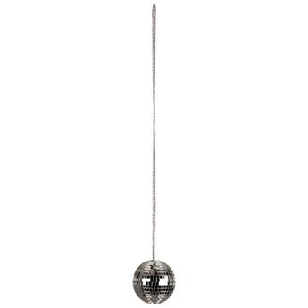 Imagen de Collar Bola Disco Plateado