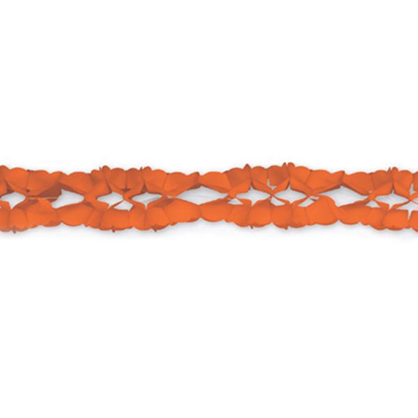 Picture of Guirnalda Naranja Fiesta papel (4m)