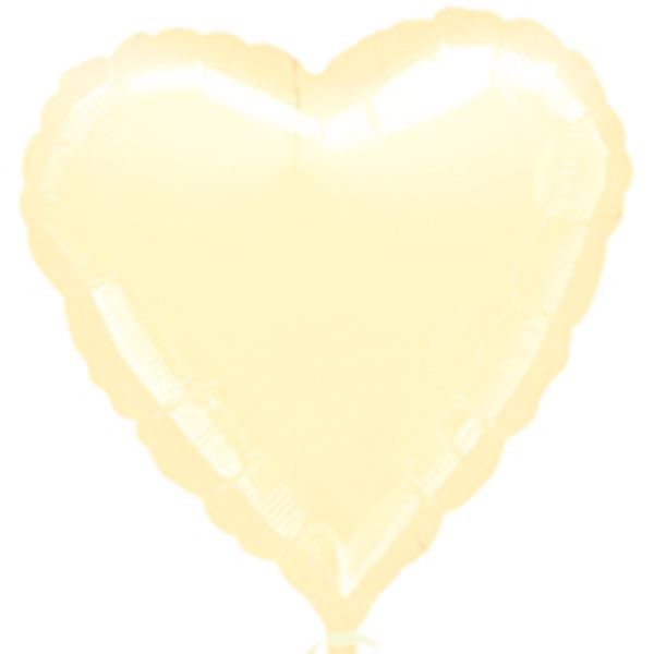 Picture of Globo Corazón Marfil (45cm)
