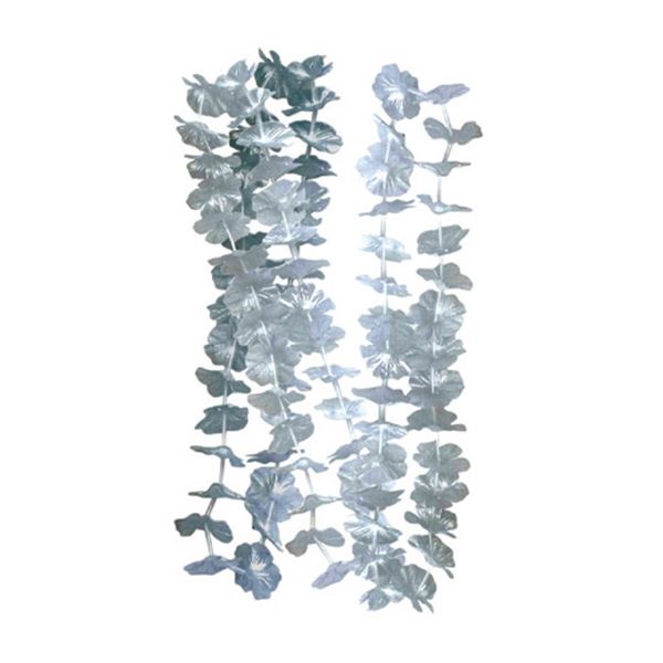 Picture of Collar Lei Flores Plateadas