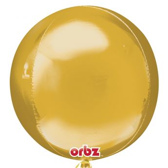 Picture of Globo Dorado Esférico Orbz Foil (38cm)