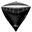 Picture of Globo Negro Diamante Forma (43cm x 38cm)