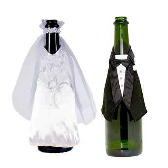 Picture of Decoración botella novia y novio
