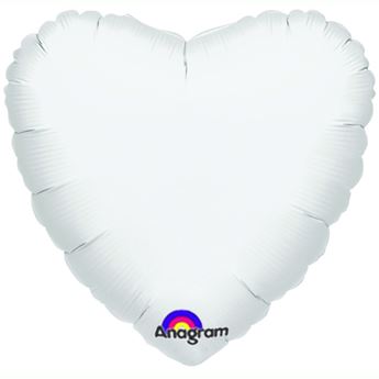 Picture of Globo Corazón Blanco Jumbo (81cm)