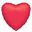Imagens de Globo Corazón Rojo Jumbo 81cm (5 unidades)