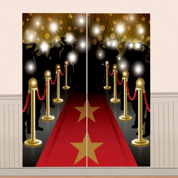 Imagen de Fondo Photocall de Hollywood Pasarela (165cm x 165cm)