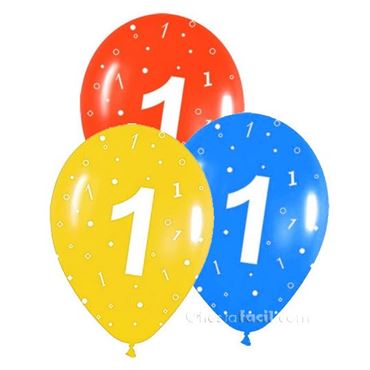 Imagen de categoría GLOBOS DE NÚMEROS LÁTEX