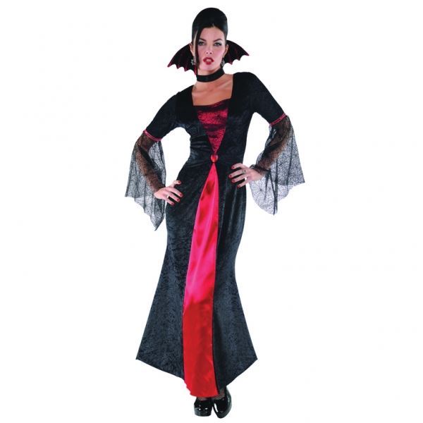 Deambular Salvaje Colonial Disfraz Vampira Elegante (Talla XL)✓ por sólo 31,95 €. Tienda Online. Envío  en 24h. Fiestafacil.com. Fiestafacil.com✓. Artículos de decoración para  Fiestas.