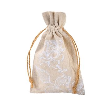 Imagen de Bolsas Regalo Tela Yute 13cm (4 unidades)