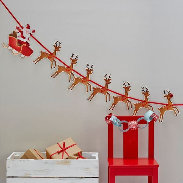 Picture of Banderín Trineo Papá Noel (2m)