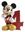 Imagen de Vela 4 Mickey Mouse Disney