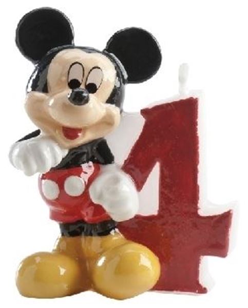 Imagen de Vela 4 Mickey Mouse Disney