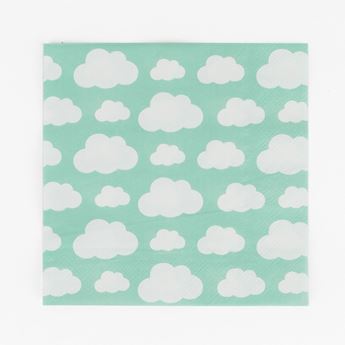 Imagen de Servilletas Nubes 33cm (20 uds.)