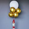 Imagen de Globo Dorado Esférico Orbz (38cm)