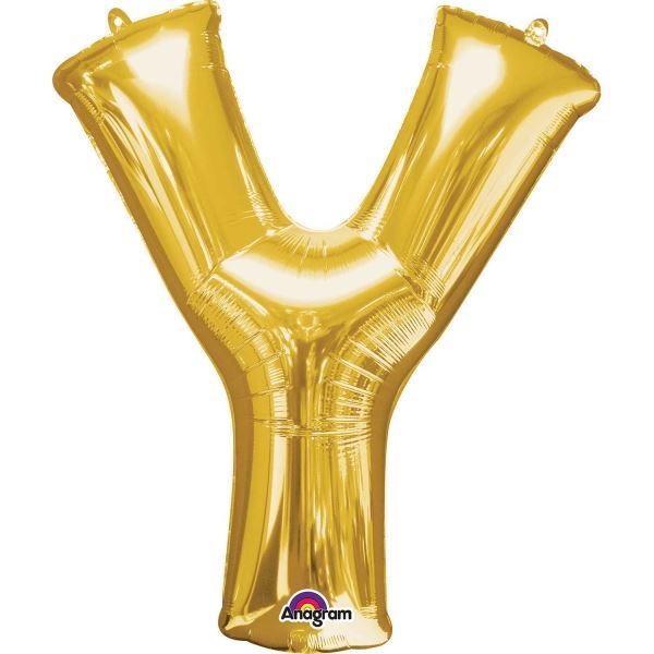 Picture of Globo Letra Y Dorada Gigante (88cm)