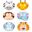 Picture of Caretas Animales cartón (6 unidades)