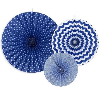 Imagen de Rosetones Marinero Azul (3 unidades)