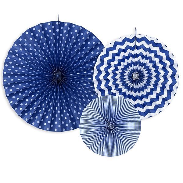 Imagen de Rosetones Marinero Azul (3 unidades)