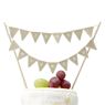 Imagen de Topper Tarta Banderín Yute Just Married