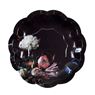Imagen de Platos Cuadro Barroco Negro y Dorado cartón 18cm (12)