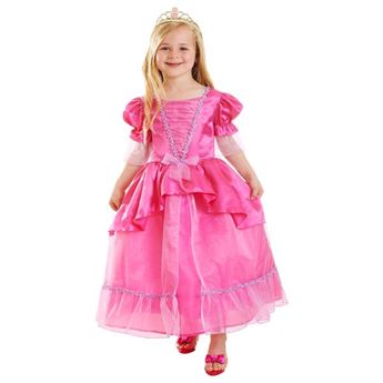 Imagen de Disfraz Princesa Rosa con Tiara (8-10 Años)