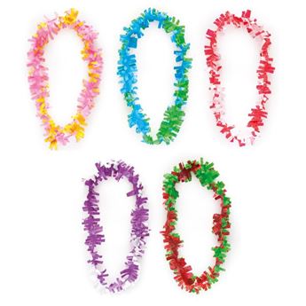 Imagen de Collar Lei Colores Surtido Plástico