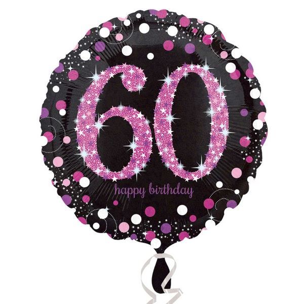 Imagen de Globo 60 Años Glamour (45cm)