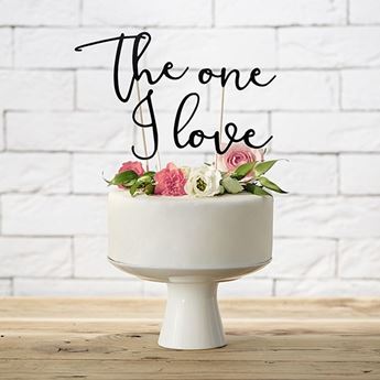 Imagen de Topper Tarta The One I Love