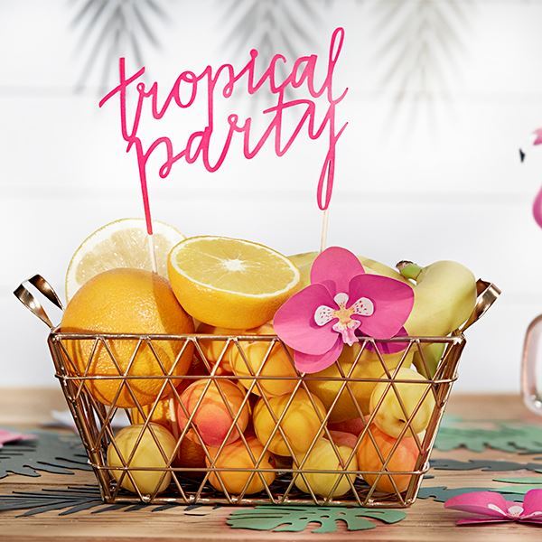 Imagens de Topper Tarta Fiesta Tropical