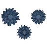Imagens de Decoración Flores Azul Marino papel  (3)