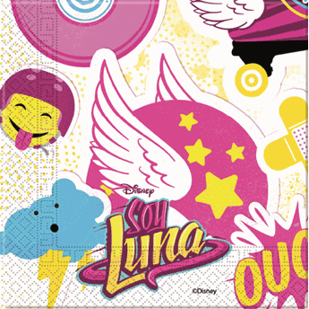 Imagen de Servilletas de Soy Luna papel 33cm (20 unidades)