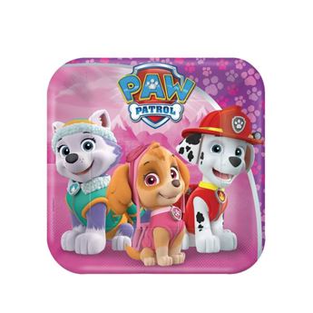 Imagens de Platos de Patrulla Canina Skye y Everest cartón 18cm (8 unidades)