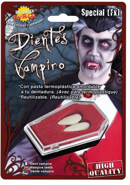 Imagen de Dientes Colmillos Vampiro (2,5cm)