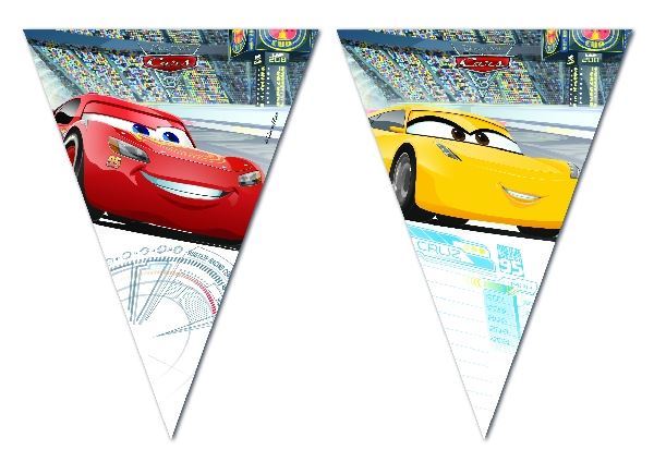Imagens de Banderín de Cars 3 plástico (2,3m)