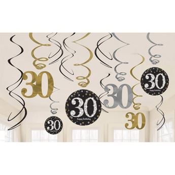 Imagen de Decorados Espirales 30 Años Elegante (12)