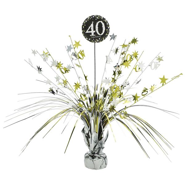 Imagen de Centro de Mesa 40 Años Elegante