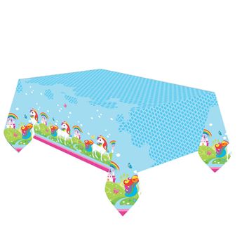 Imagen de Mantel Unicornio Rosa plástico (120cm x 180cm)