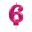 Imagen de Vela 6 Rosa 