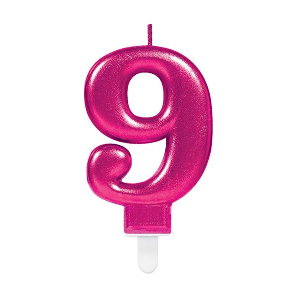 Imagens de Vela 9 Rosa 