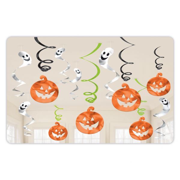 Imagen de Decorados Espirales Calabazas y Fantasmas (12)
