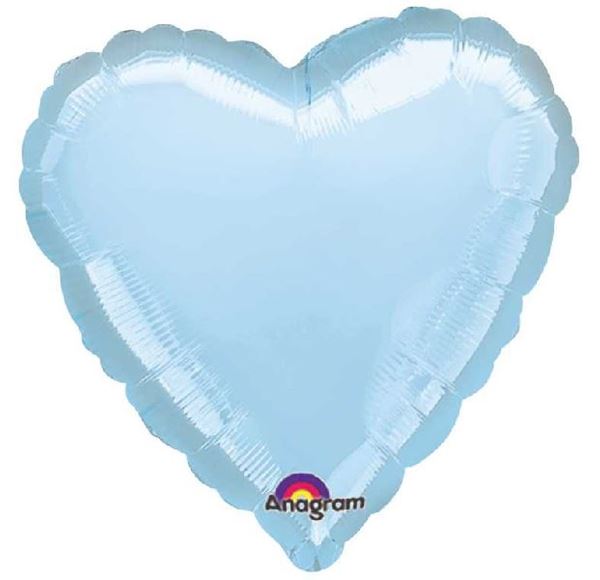 Imagens de Globo Corazón Azul Claro (45cm)