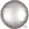 Imagen de Globo Círculo Plateado Satín (45cm)