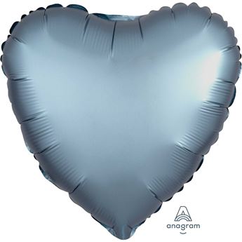 Imagen de Globo Corazón Acero Satín (45cm)