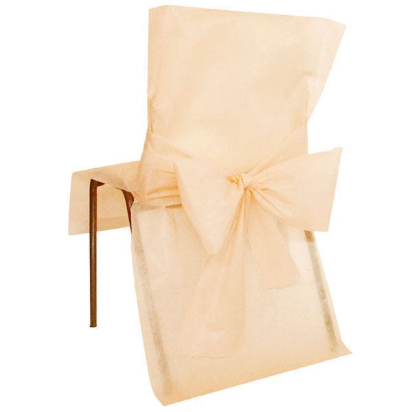 Imagen de Fundas Silla Marfil Maxi Pack (10 unidades)
