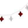Imagens de Decorados Nido de Abeja Rojo y Blanco (1,5m)
