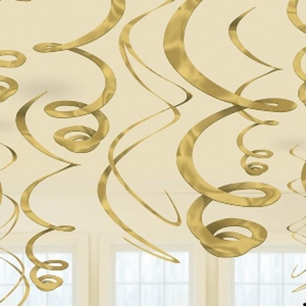 Imagen de Decorados Espirales Doradas (12)
